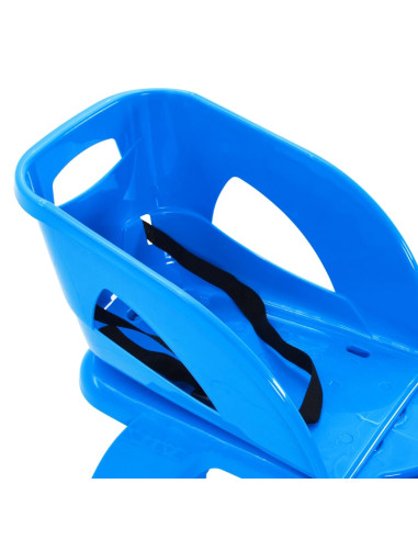 Slittino con Seduta e Volante Blu 102,5x40x23 cm Polipropilene