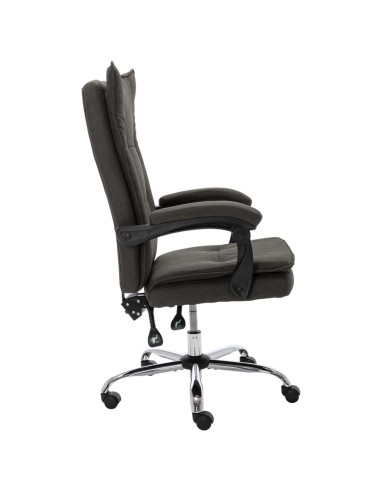 Sedia da Ufficio Grigia in Tessuto