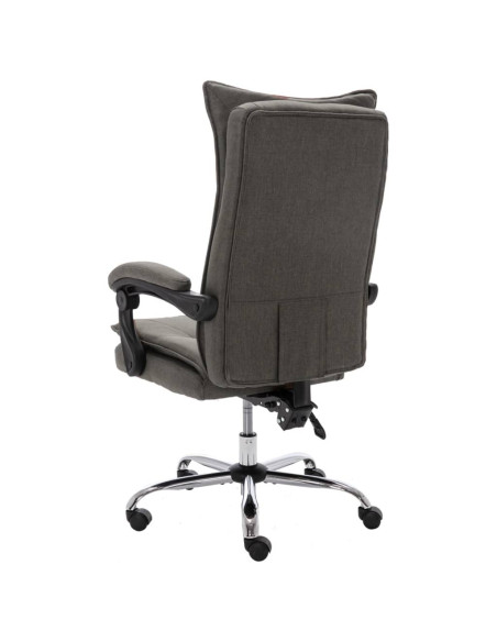 Sedia da Ufficio Grigia in Tessuto
