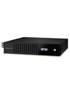 UPS ATLANTIS A03-HP1201-RC 1200VA (720W) Server Rack-2U Sinewave Line Interactive con AVR Boost e Buck LCD 6*IEC sw contr. incl.