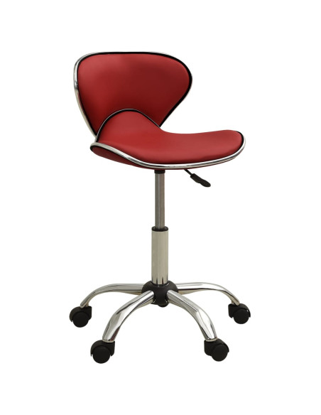 Sedia da Ufficio Rosso Vino in Similpelle