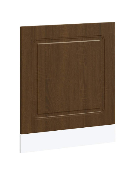 Pannello Lavastoviglie Kalmar Rovere Marrone 60x1,5x67 cm