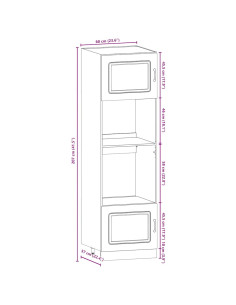 Set Mobili da Cucina 7 pz Kalmar Rovere Sonoma in Truciolato