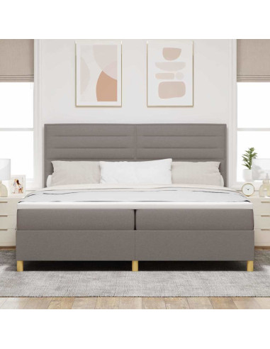 Letto a molle con materasso Talpa 200 x 200 cm Tessuto