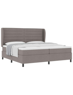 Letto a molle con materasso Talpa 200 x 200 cm Tessuto 2