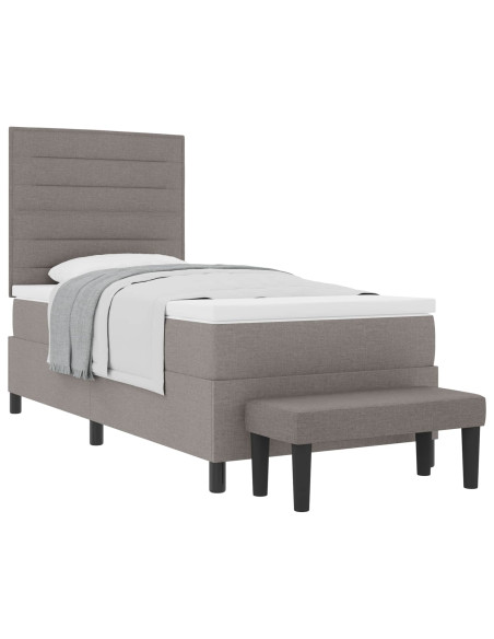 Letto a molle con materasso Talpa 100 x 200 cm Tessuto