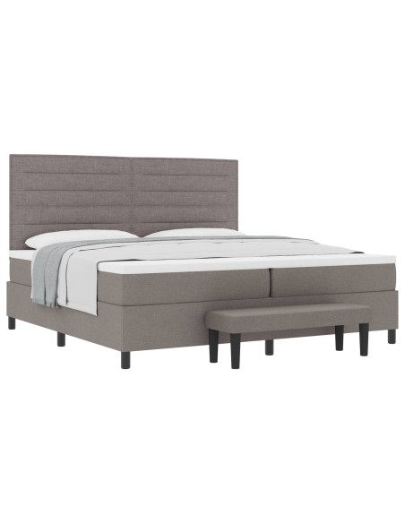 Letto a molle con materasso Talpa 200 x 200 cm Tessuto