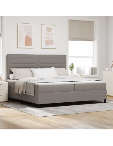 Letto a molle con materasso Talpa 200 x 200 cm Tessuto