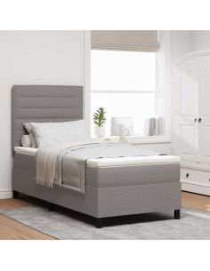 Letto a molle con materasso con led Talpa 90 x 200 cm Tessuto