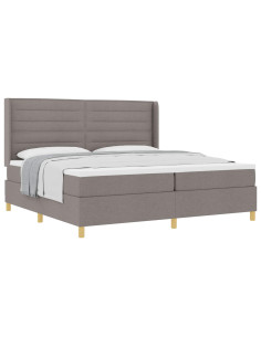 Letto a molle con materasso Talpa 200 x 200 cm Tessuto 2