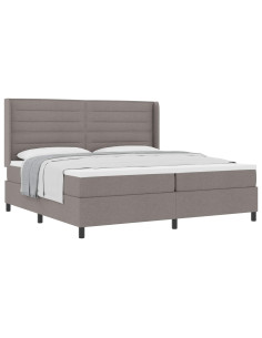 Letto a molle con materasso Talpa 200 x 200 cm Tessuto 2