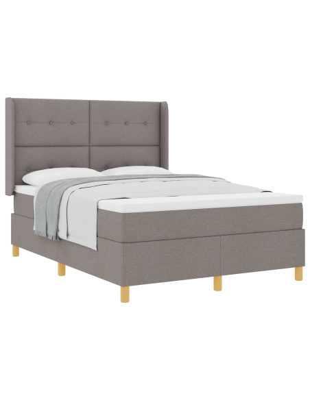 Letto a molle con materasso Talpa 140 x 190 cm Tessuto