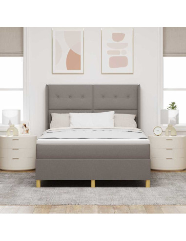 Letto a molle con materasso Talpa 140 x 190 cm Tessuto