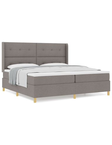 Letto a molle con materasso Talpa 200 x 200 cm Tessuto