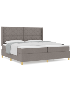 Letto a molle con materasso Talpa 200 x 200 cm Tessuto