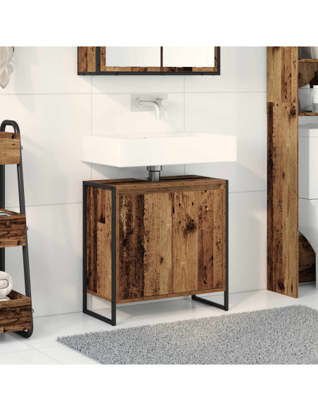 Mobile da Bagno Legno vecchio 60 x 30 x 60 cm Legno multistrato