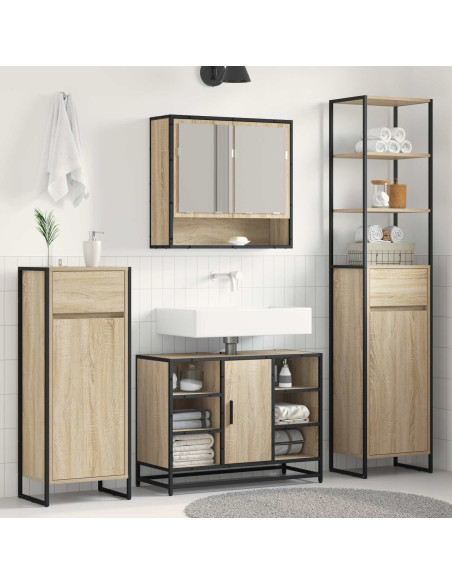 Mobile da Bagno Sonoma 40 x 30 x 100 cm Legno multistrato