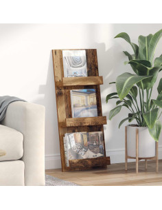 Scaffale per riviste Legno vecchio 43 x 11 x 102 cm