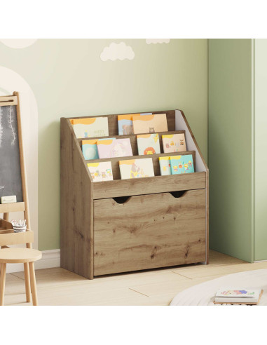 Libreria per Bambini Rovere artigianale 60 x 29,5 x 69 cm