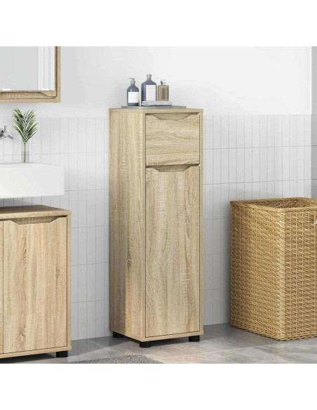 Mobile da Bagno con cassetto Rovere Sonoma 30,5 x 30 x 101 cm