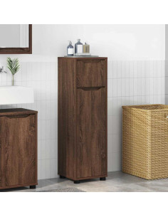Mobile da Bagno con cassetto Rovere Marrone 30,5 x 30 x 101 cm