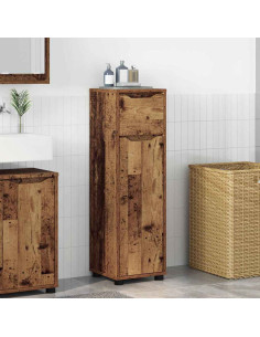 Mobile da Bagno con cassetto Legno vecchio 30,5 x 30 x 101 cm