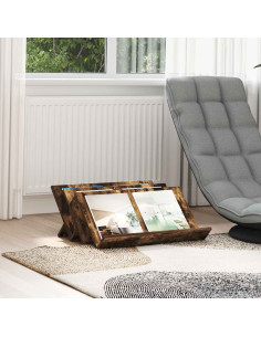 Scaffale per riviste Rovere fumé 65 x 53 x 28,5 cm