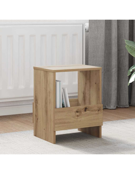 Scaffale per riviste 2 pcs Rovere artigianale 35 x 30 x 45 cm