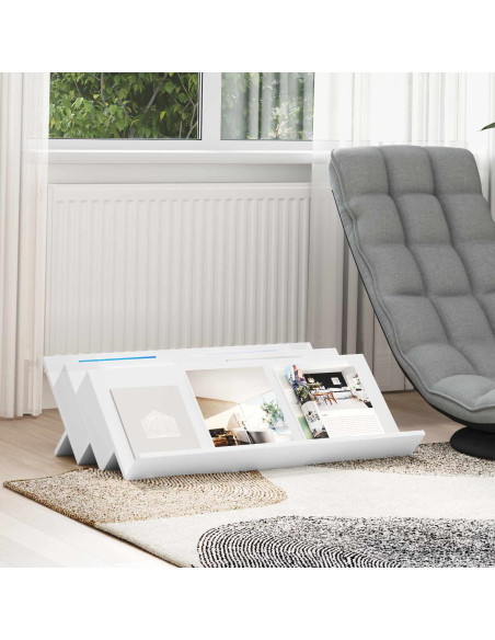 Scaffale per riviste Bianco 90 x 53 x 28,5 cm Legno multistrato