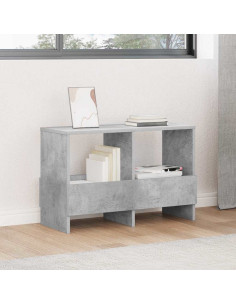 Scaffale per riviste Grigio cemento 68,5 x 30 x 45 cm