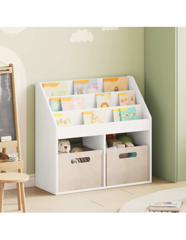 Libreria per Bambini Bianco 72,5 x 29,5 x 69 cm