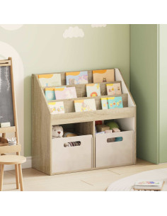Libreria per Bambini Rovere Sonoma 72,5 x 29,5 x 69 cm
