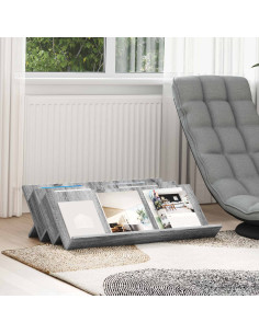 Scaffale per riviste Grigio Sonoma 90 x 53 x 28,5 cm