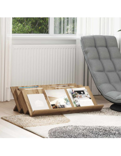 Scaffale per riviste Rovere artigianale 90 x 53 x 28,5 cm