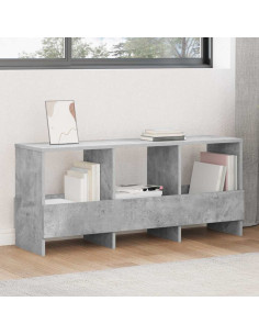 Scaffale per riviste Grigio cemento 102 x 30 x 45 cm