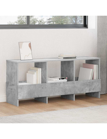 Scaffale per riviste Grigio cemento 102 x 30 x 45 cm