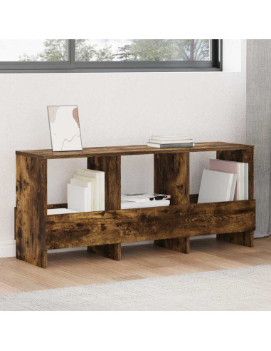 Scaffale per riviste Rovere fumé 102 x 30 x 45 cm