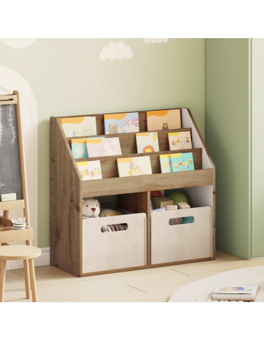 Libreria per Bambini Rovere artigianale 72,5 x 29,5 x 69 cm