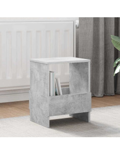 Scaffale per riviste Grigio cemento 35 x 30 x 45 cm