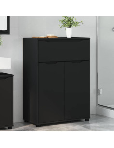 Mobile da Bagno Nero 72,5 x 36,5 x 100 cm Legno multistrato