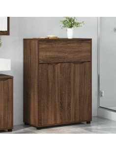 Mobile da Bagno con porta Rovere Marrone 72,5 x 36,5 x 100 cm