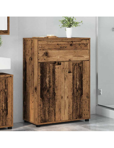 Mobile da Bagno con cassetto Legno vecchio 72,5 x 36,5 x 100 cm