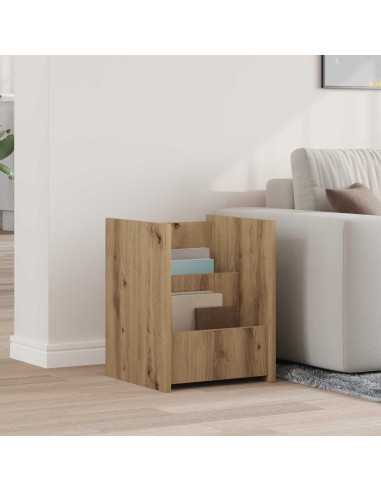 Scaffale per riviste Rovere artigianale 35 x 35 x 45 cm