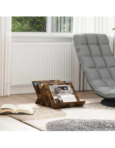 Scaffale per riviste Rovere fumé 53 x 40 x 28.5 cm