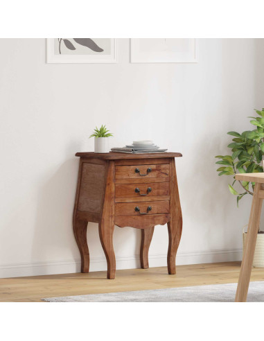 Cassa di stoccaggio 48 x 35 x 64 cm Legno di Mogano Massello