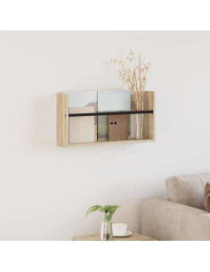 Scaffale per riviste Rovere Sonoma 60 x 12 x 30 cm