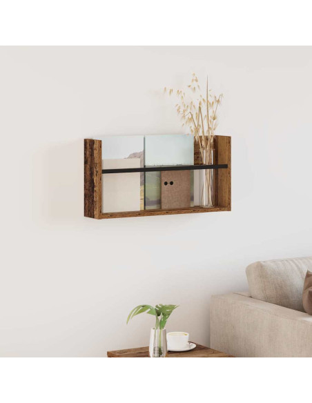 Scaffale per riviste Legno vecchio 60 x 12 x 30 cm