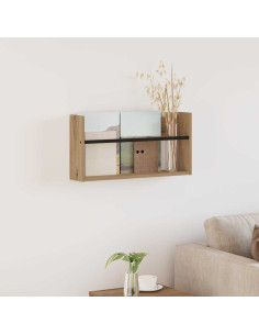 Scaffale per riviste Rovere artigianale 60 x 12 x 30 cm