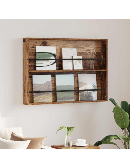 Scaffale per riviste Legno vecchio 100 x 12 x 70 cm