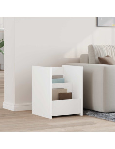 Scaffale per riviste Bianco 35 x 35 x 45 cm Legno multistrato